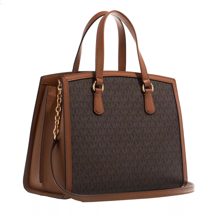 Michael Kors Chantal Satchel Bag Brn Acorn Fourre tout