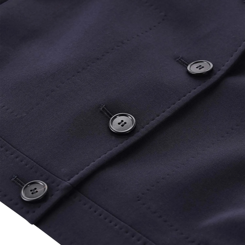 Max Mara Übergangsjacke Jacke Lamine mit Schurwolle blau(Image 3)