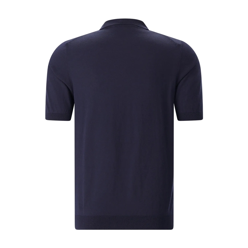 Gran Sasso Poloshirt Poloshirt aus Baumwolle blau(Image 5)