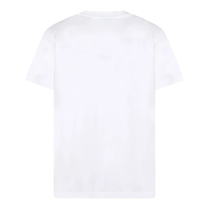 Moschino T-Shirt White Short-Sleeve T-Shirt With Bold Arched Print White