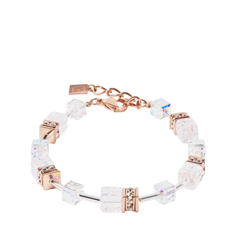 COEUR DE LION Armband GeoCUBE® Iconic Nature Armband weiss
