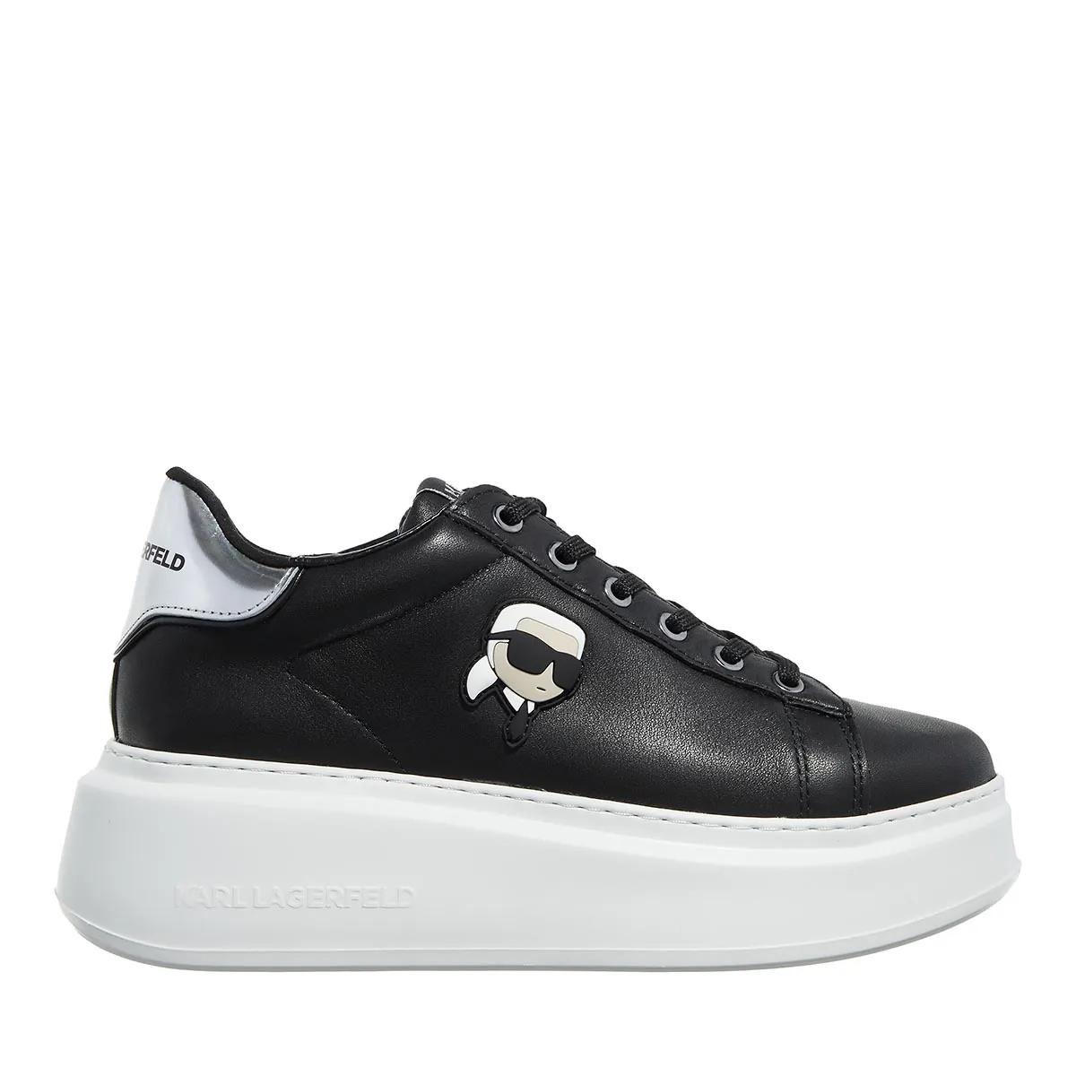 Karl Lagerfeld Low-Top Sneaker - Anakapri Karl Nft Lo Lace - Gr. 39 (EU) - in Schwarz - für Damen - aus Synthetisches Material & Leder & genarbt & 