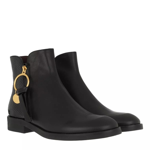 See By Chloé Bootie Leather Black Stiefelette
