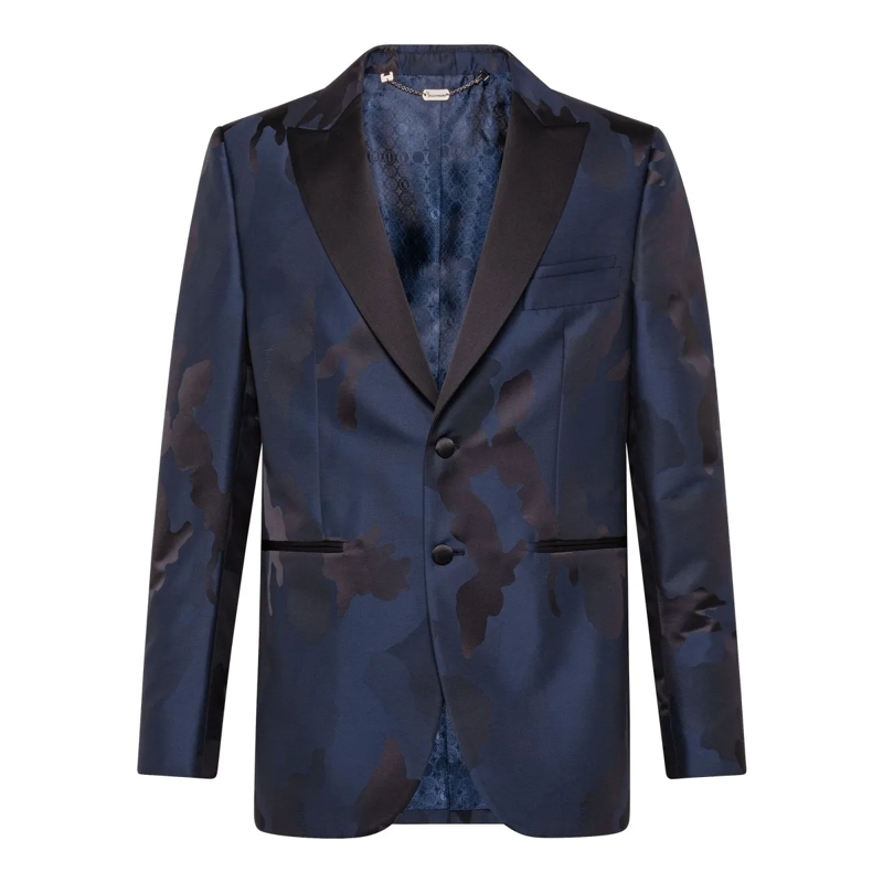 BILLIONAIRE Blazer Blazer Camouflage blau