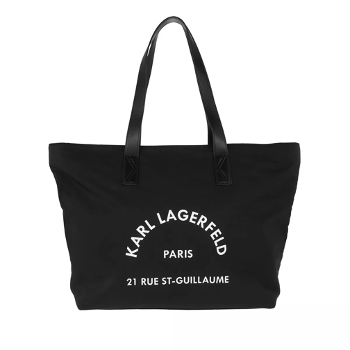 Karl Lagerfeld Rue St Guillaume Nylon Tote Bag Black Borsa da shopping