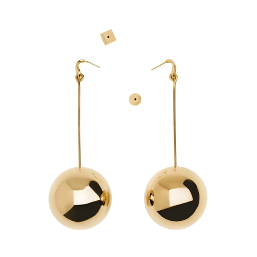 Jacquemus Les Grandes Boucles Nodo Earrings Gold Clou d'oreille