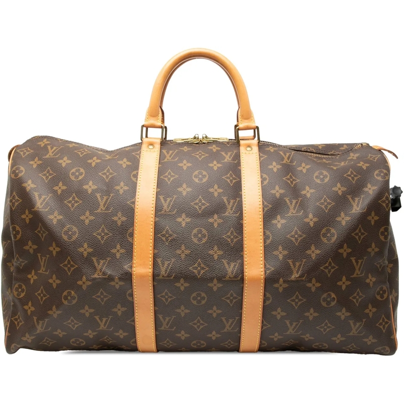 Louis Vuitton Weekender Monogram Keepall 50 braun