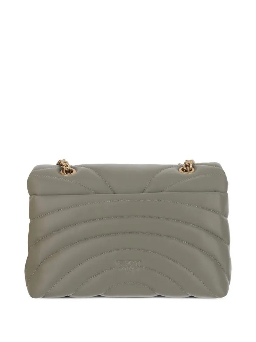 Pinko Hobo bags Quilted Green Shoulder Bag in groen