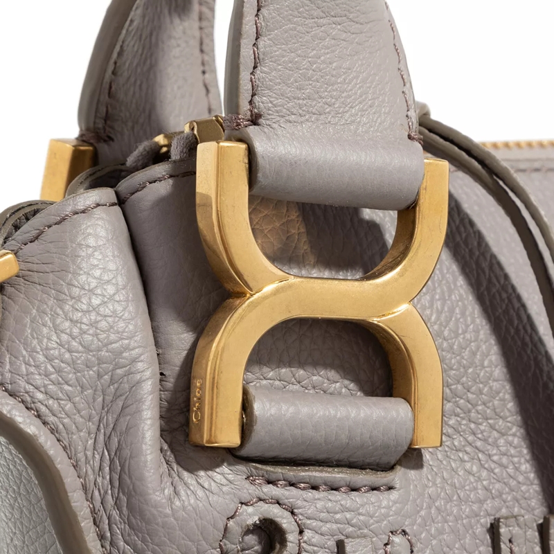 Chloé Tote Marcie Shoulder Bag Small Cashmere Grey(Image 5)