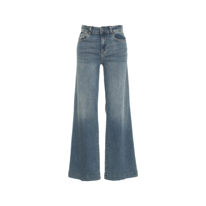 LIU JO Jeans High-Waisted Flared Denim Jeans Blue
