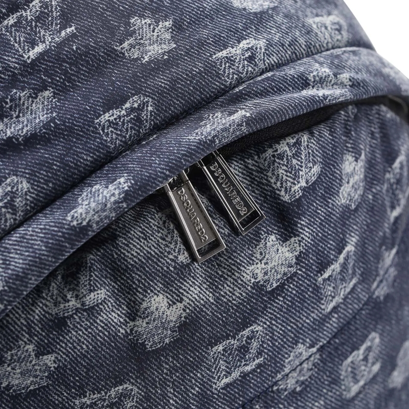 Dsquared2 Sac à dos Rucksack mit Logoprint blau(Image 5)