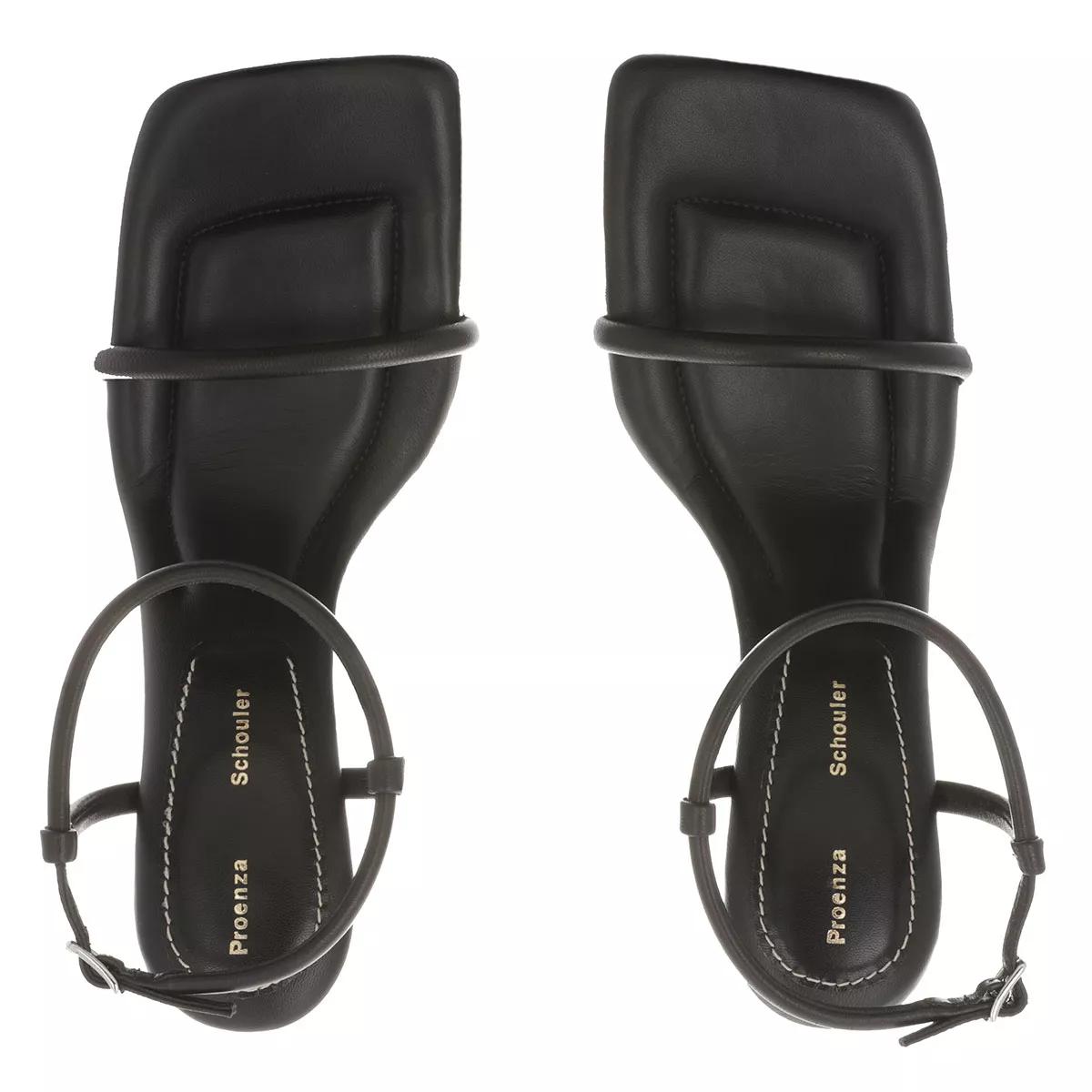 Proenza Schouler Cecil Padded Ankle Strap Sandal Black Sandal