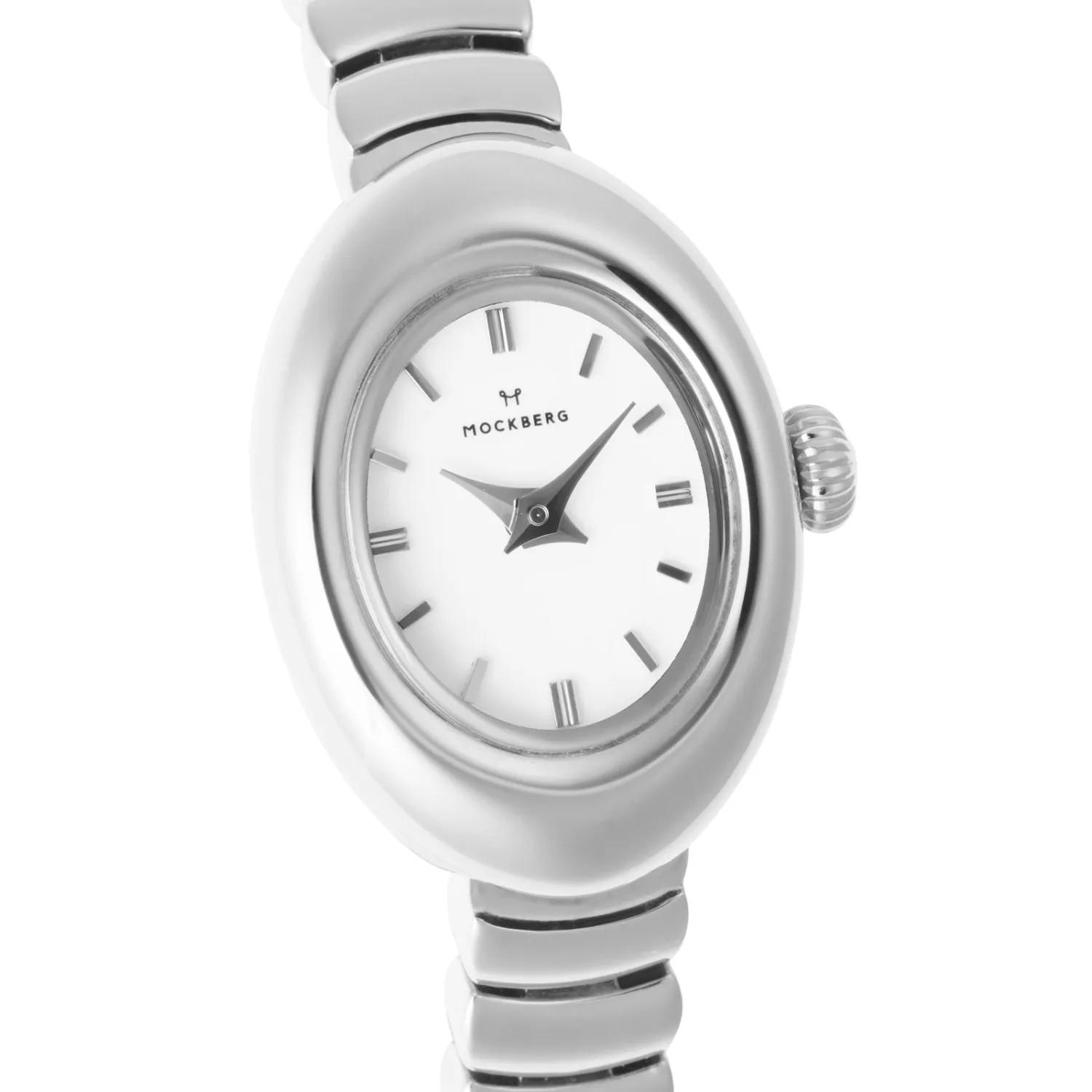 Thumbnail - Mockberg Uhr - Belle Oval Petite Uhr - Gr. unisize - in Silber - für Damen