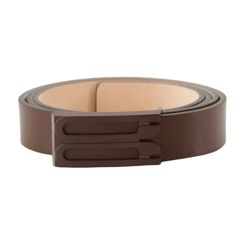 Victoria Beckham Gürtel Tonal Regular Frame Belt - Leather - Brown Brown