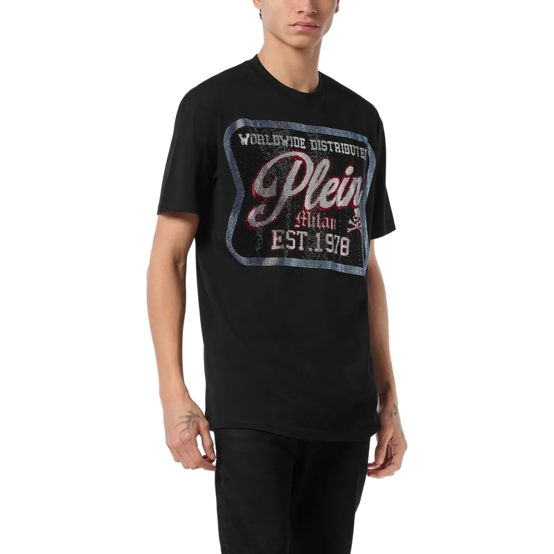 Philipp Plein T-Shirt T-Shirt Rundhalsausschnitt Milan schwarz(Image 3)