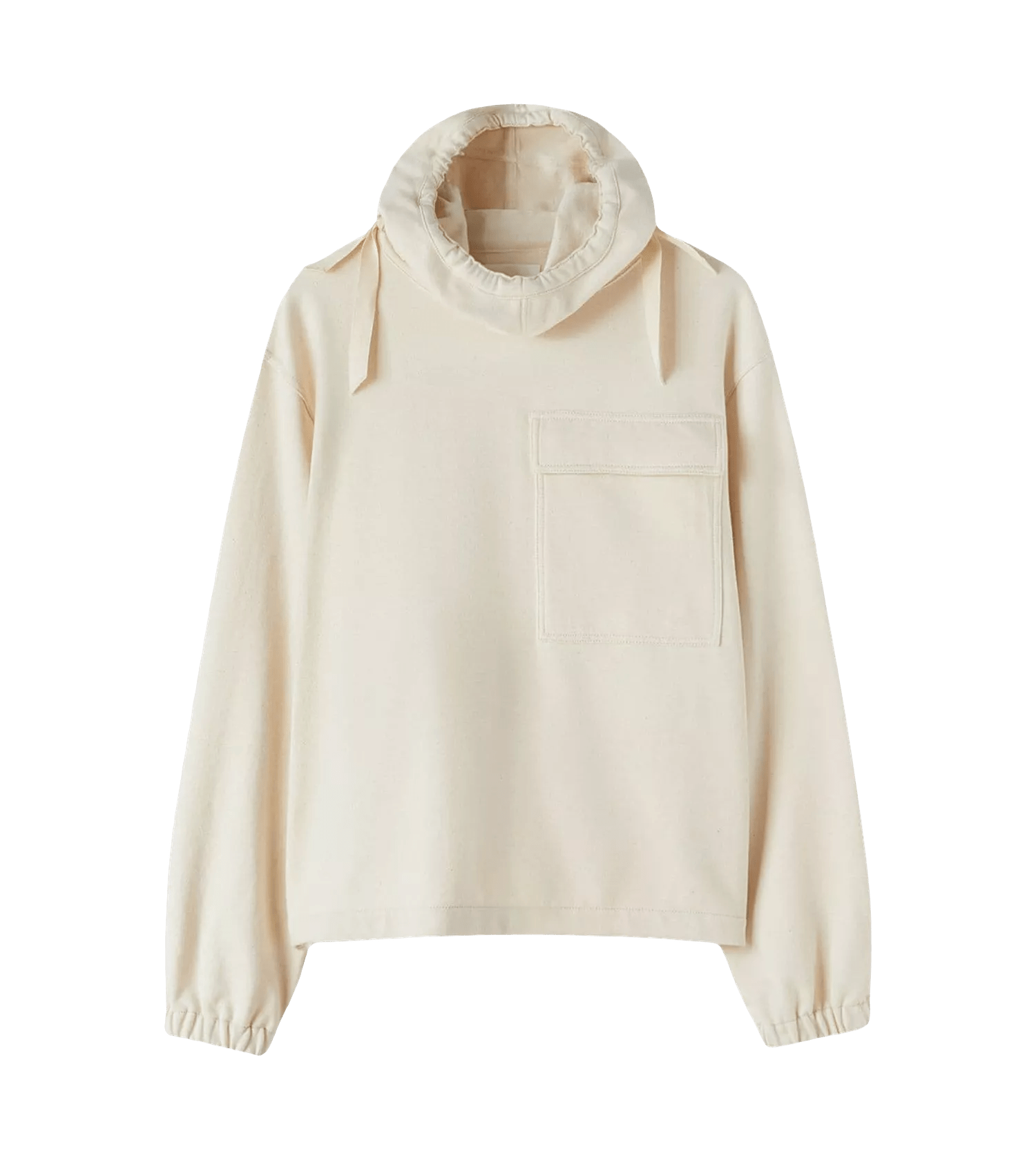 Jil Sander - Kapuzenpullover mit Brusttasche - Größe 48 - multi