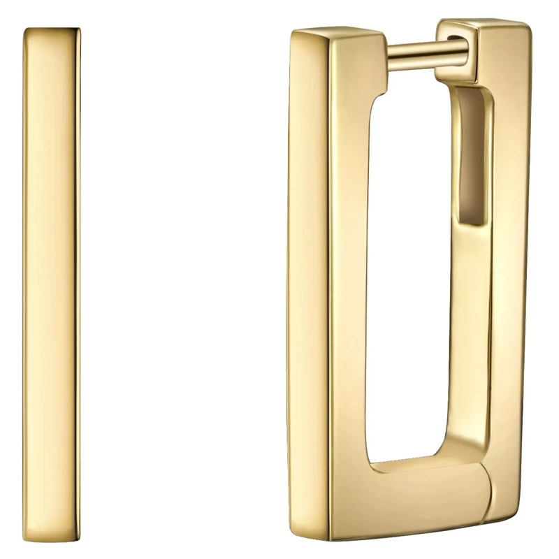 Glanzstücke München Ohrhänger Sterling Silber Creolen gold