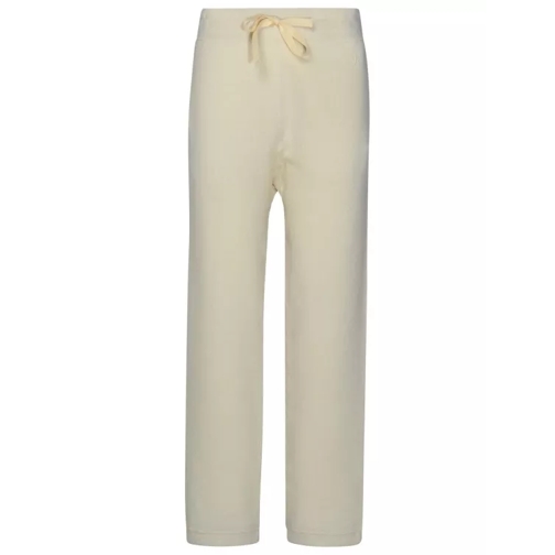 Jil Sander Cream Cashmere Sporty Pants Neutrals 