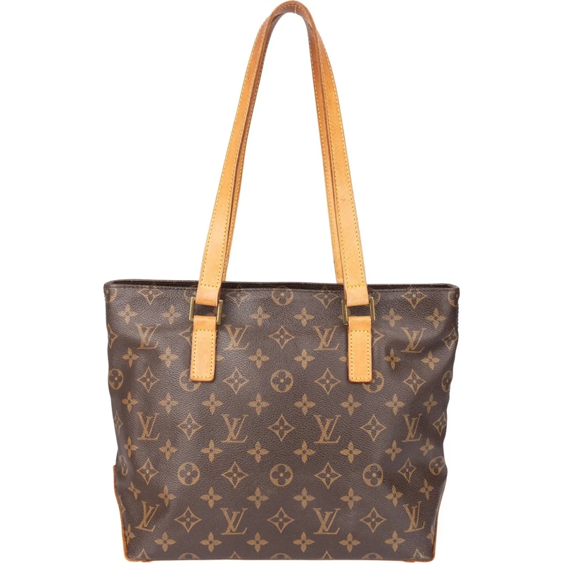 Louis Vuitton Schultertasche Louis Vuitton Canvas Monogram Cabas Piano Shoulder braun