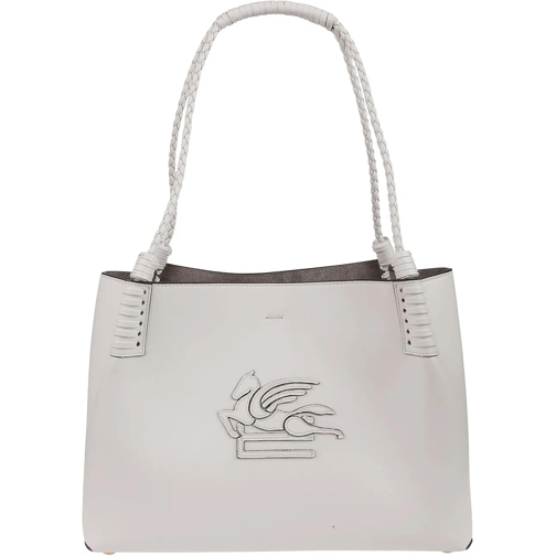 Etro Shopper Small Libra Shopping Bag White weiß