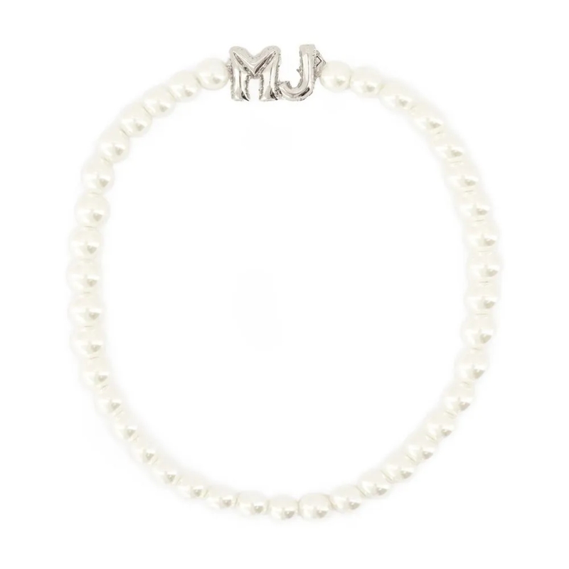 Marc Jacobs Medium Halsketting Balloon Necklace - Metal - White White