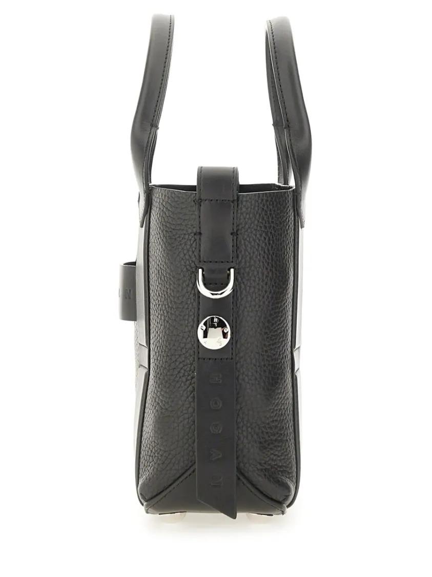 Hogan Shoppers & Totes Small "Shopping Script" Bag in zwart
