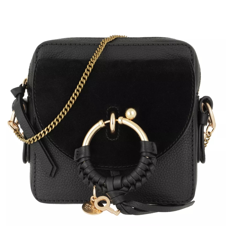 SEE BY CHLOÉ JOAN CAMERA BAG, Black Women's Cross-body Bags