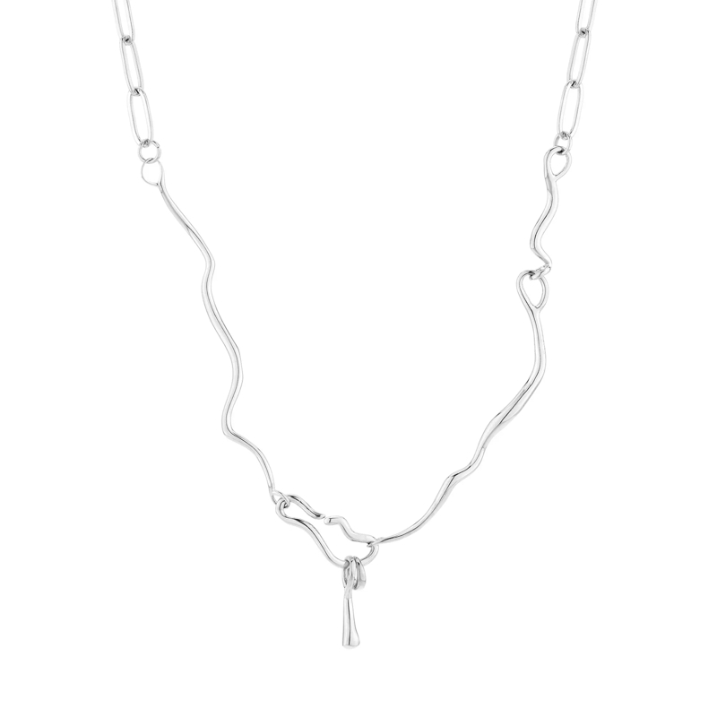 Liebeskind Berlin Mittellange Halskette Edelstahl Halskette gold