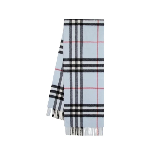 Burberry Leichter Schal Giant Check Scarf - Cashmere - Blue Blue