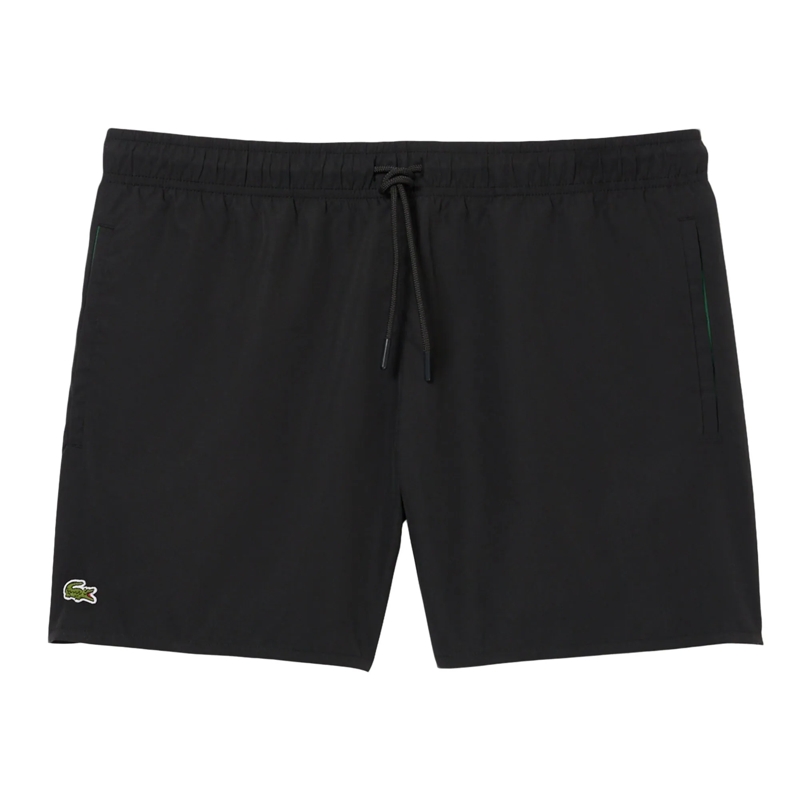 Lacoste  Lacoste LACOSTE Herren Badeshorts - Swimshorts, Ba schwarz