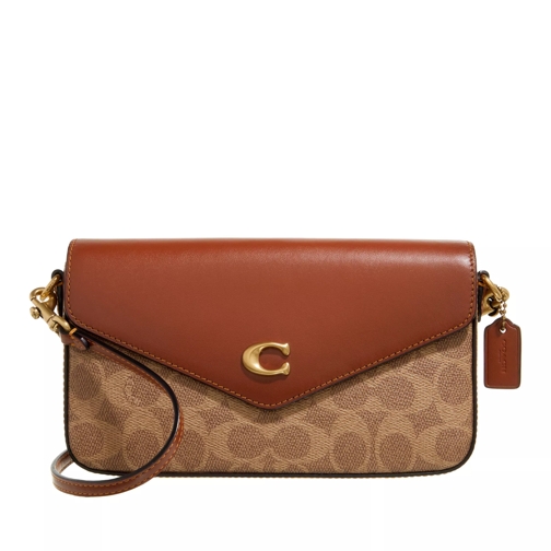 Coach Coated Canvas Signature Wyn Crossbody b4/tan rust Crossbody Bag