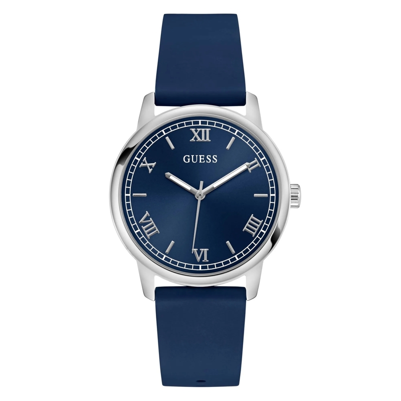 Guess Quarzuhr Quarz-Analoguhr Chandler blau