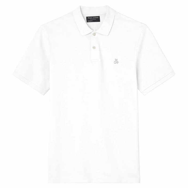 Marc O´Polo Poloshirt Small-Logo 1er Pack weiss