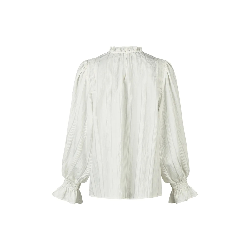 Marc Aurel Bluse Streifenbluse- verdeckter Knopf mit Schlitz- Sm weiss(Image 5)