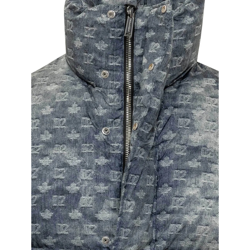 Dsquared2  Gilet Imbottito Monogram grau(Image 4)