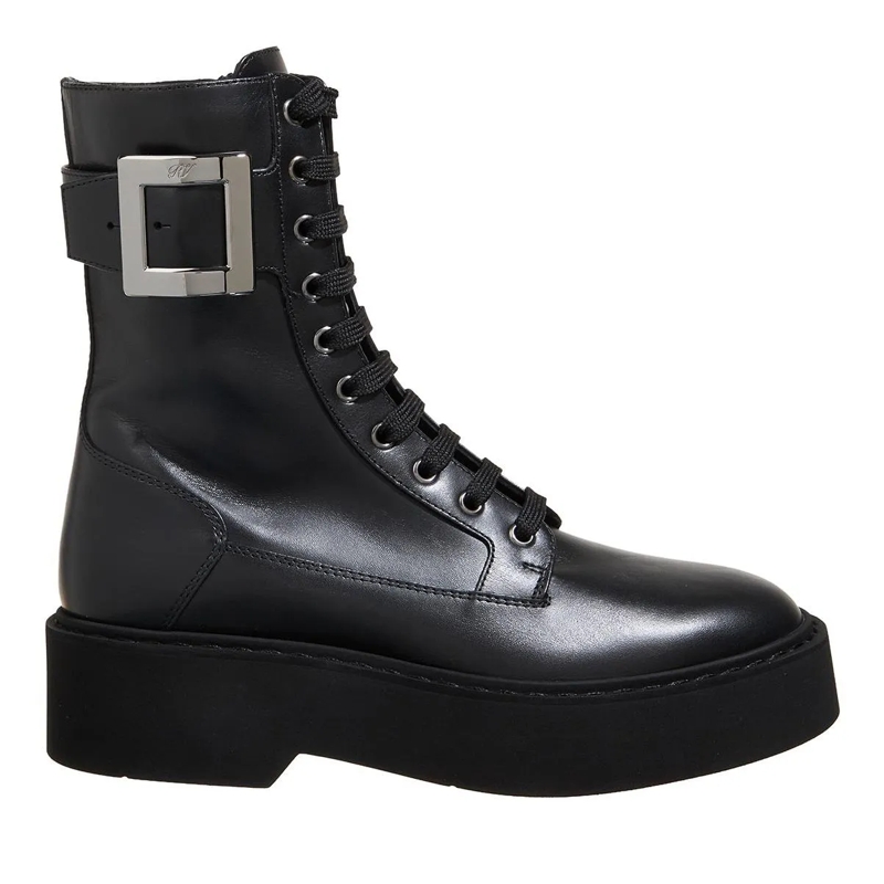 Roger Vivier Stiefel Rangers Bootie Nero