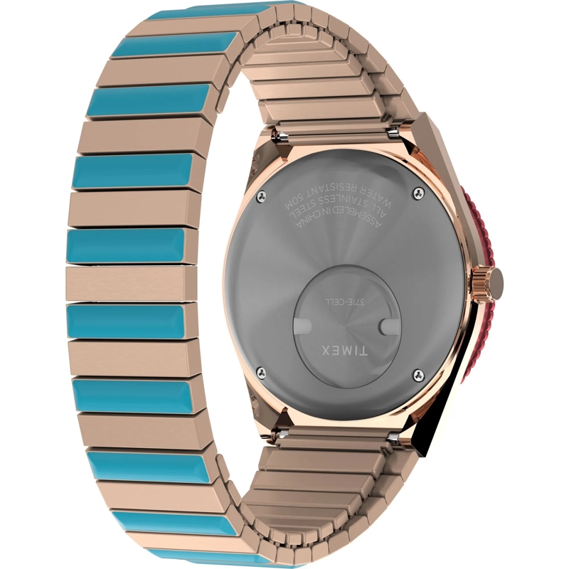 Timex Quarzuhr Quarz Analog Uhr Timex Lab Archive silber(Image 4)