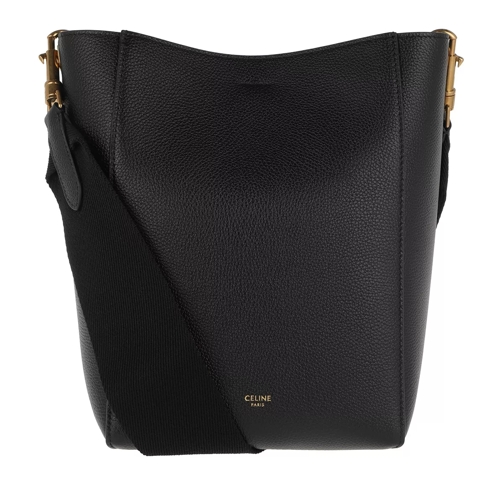 Celine Small Bucket Bag Leather Black Buideltas