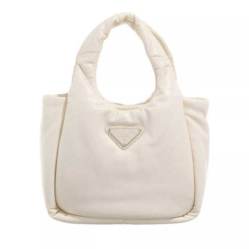 Prada Mini Padded Nappa Handbag Bianco Liten väska