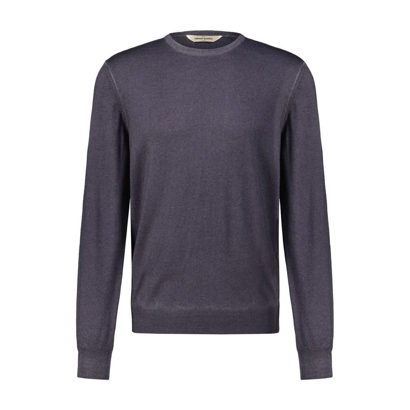 Gran Sasso Pull Strickpullover aus Wolle blau(Image 5)