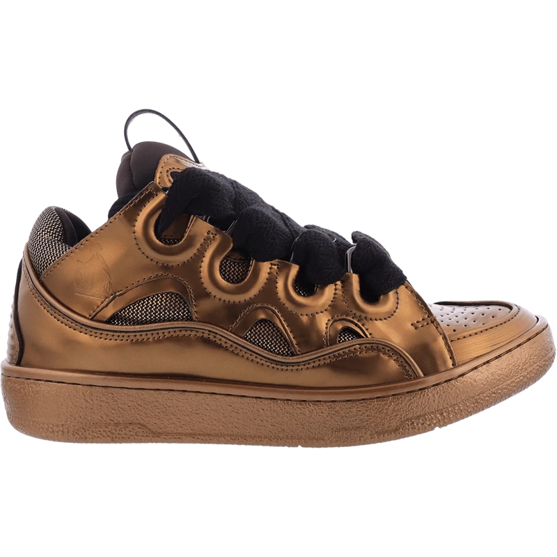 Lanvin Low-Top-Sneaker Dames Curb Sneaker Bronze Metallic silber