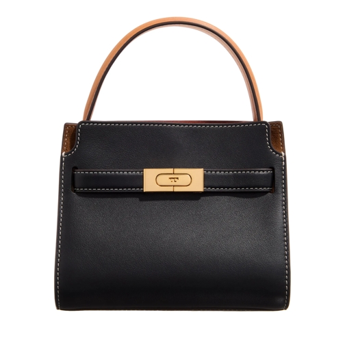 Tory Burch Lee Radziwill Petite Double Bag Black Schoudertas