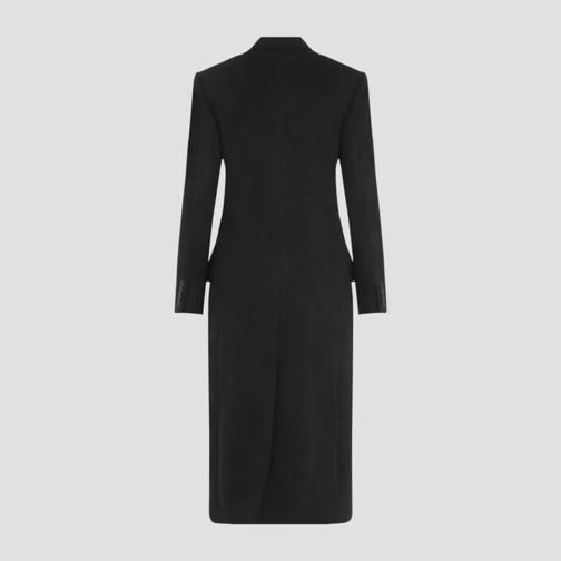 Saint Laurent Anthracite Grey Long Coat Grey Övergångsrockar