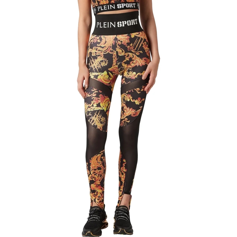 Plein Sport Leggings Leggings Baroque schwarz(Image 3)