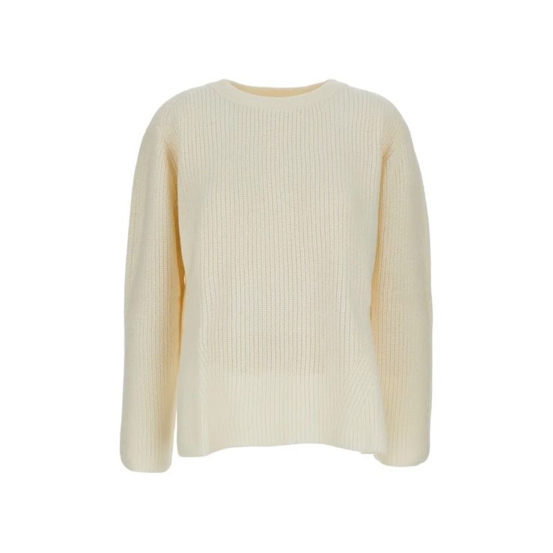 P.A.R.O.S.H. Trui White Sweater With Classic Fit White