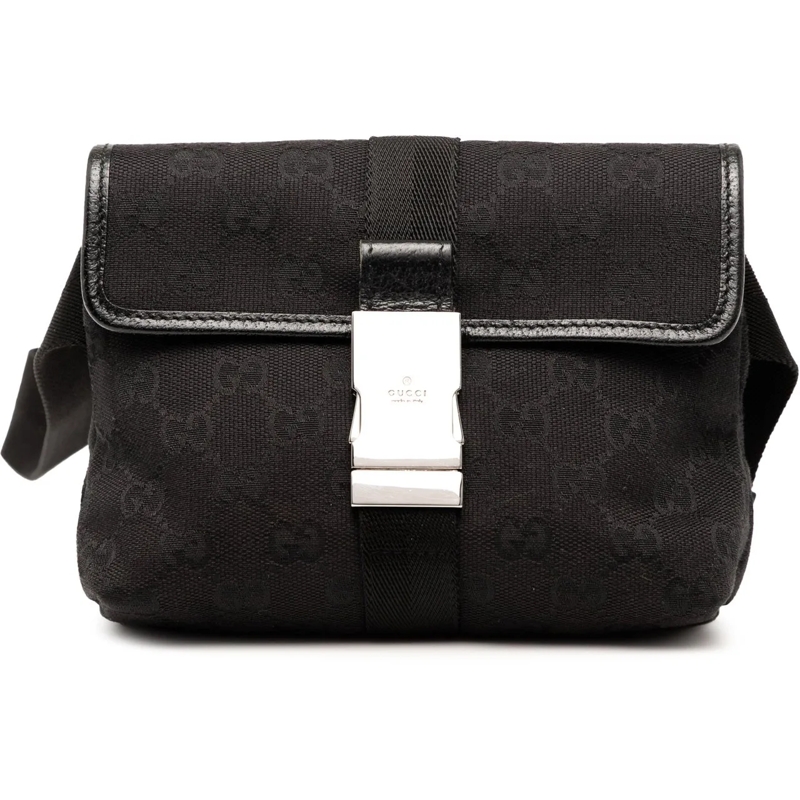 Gucci Gürteltasche GG Canvas Belt Bag schwarz