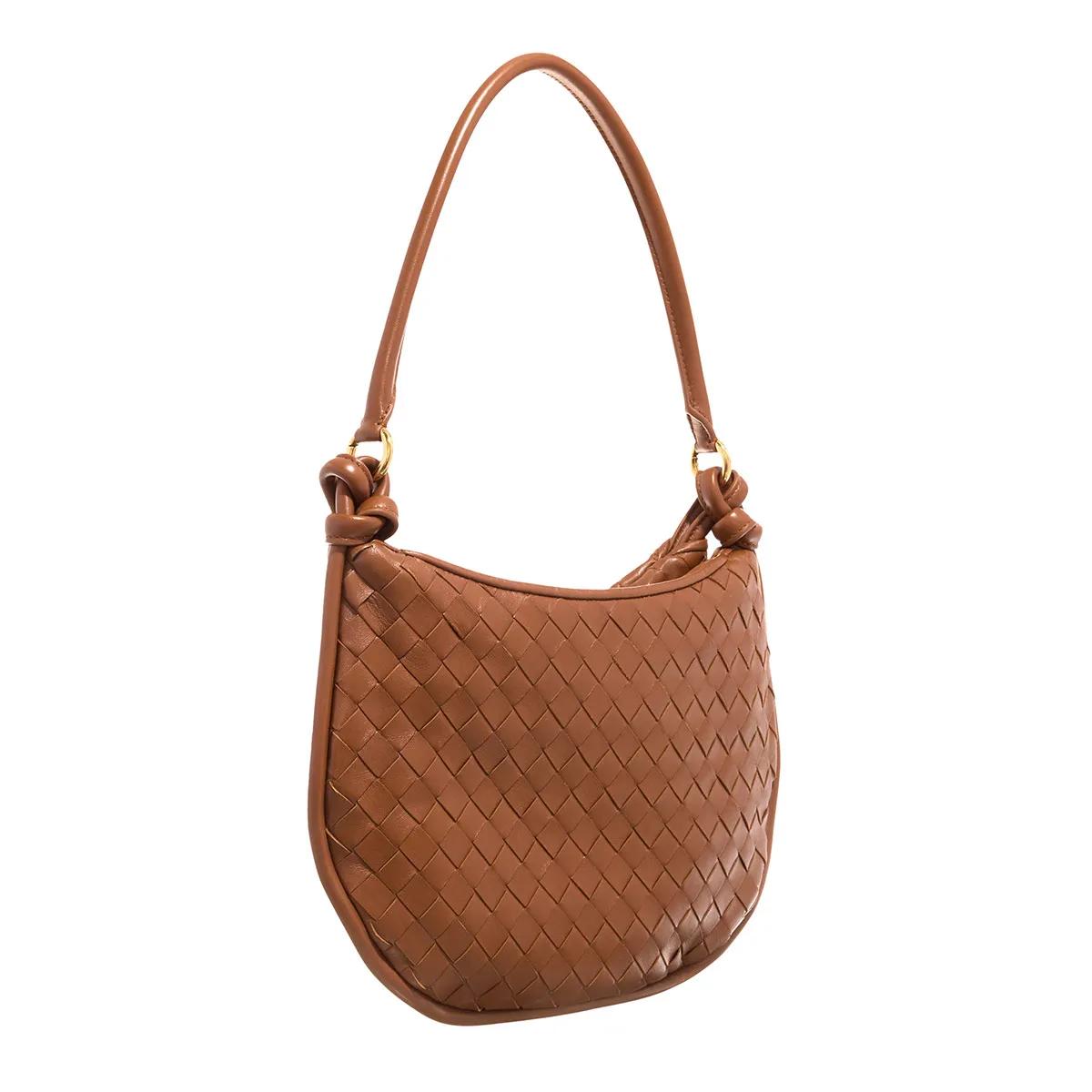 Bottega Veneta Hobo bags Medium Gemelli in cognac