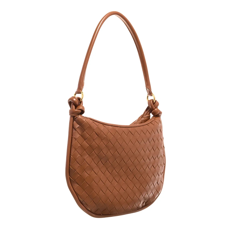 Bottega Veneta Hobo Bag Medium Gemelli Cognac(Image 3)