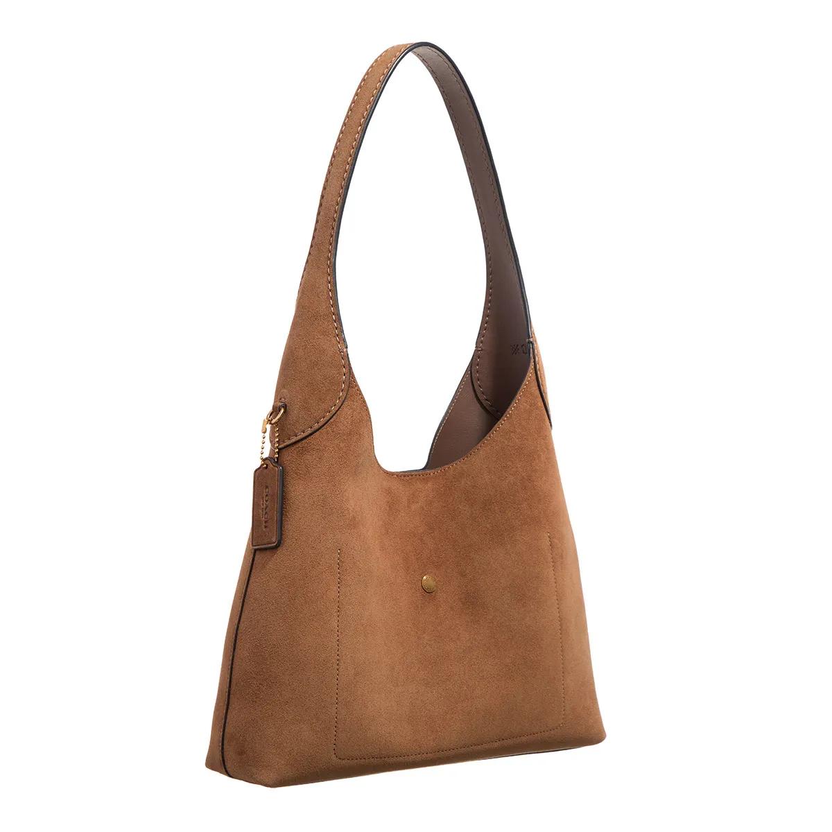 Coach Hobo bags Suede Brooklyn Shoulder Bag 28 in bruin