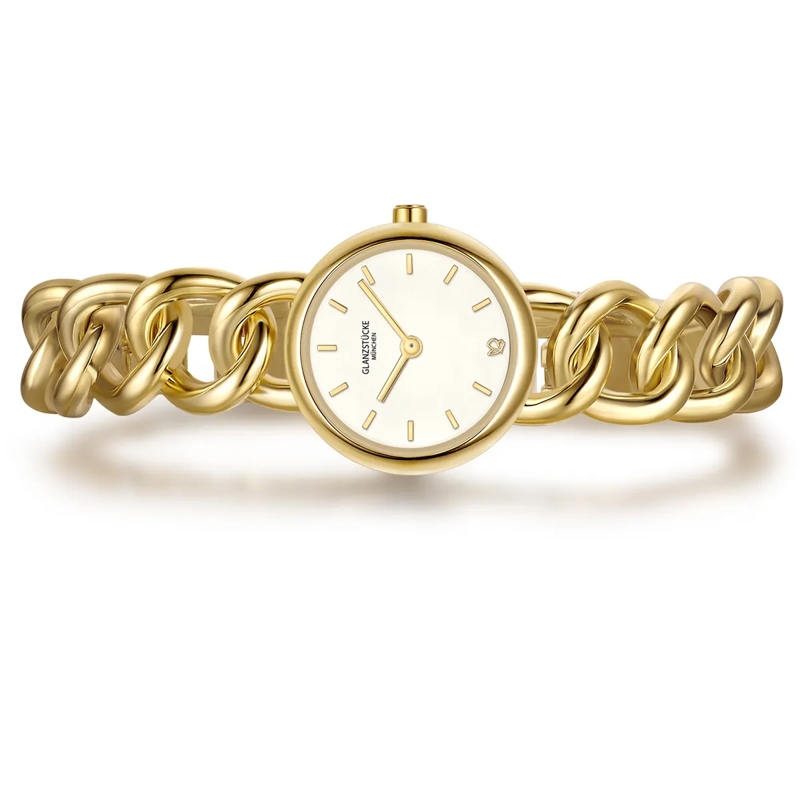 Glanzstücke München Automatikuhr Damen Armbanduhr Metall-Legierung gold(Image 3)